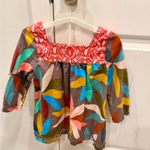 Colorful Floral Kids Dress